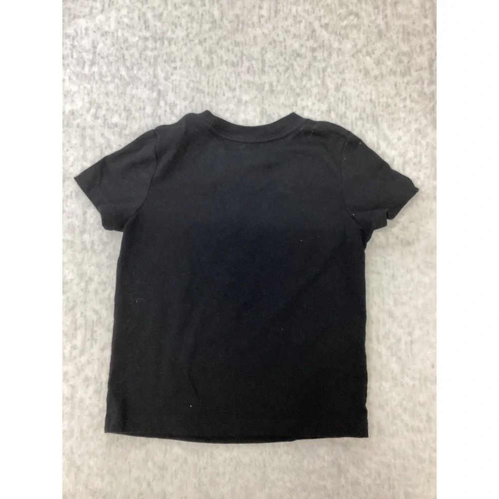 Cat & Jack Toddler 2T Black Halloween Disco Ball Ghost‎ Graphic T-Shirt Tee